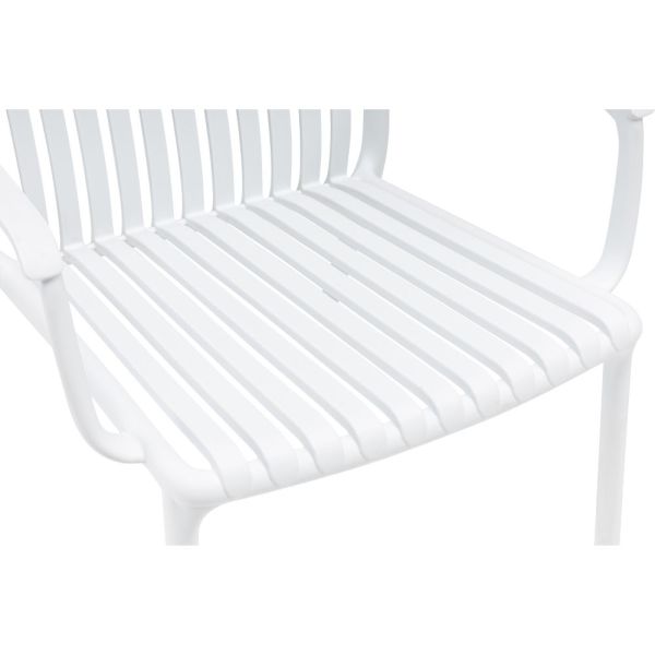 KETTLER LAGO Lounge Sessel mit Armlehne, weiß 0302908-5000