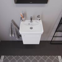 Vorschau: Duravit No.1 Waschtischunterschrank 44cm mit 1 Tür, passend zu Waschtisch Duravit No.1 074350