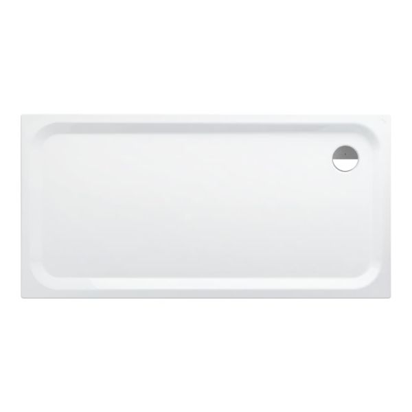 Laufen Platina Duschwanne 180x90cm flach 4,5cm, rechteckig, Stahl emailliert, weiß H2150370000401 