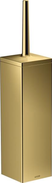 Axor Universal Rectangular Toilettenbürstenhalter, Wandmontage, polished gold-optic 42655990