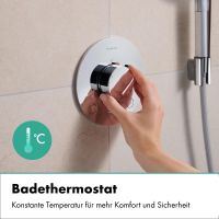 Vorschau: hansgrohe Ecostat Comfort S Thermostat, 2 Funktionen mit Sicherungskombination, chrom