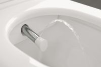 Vorschau: Villeroy&Boch Combipack ViClean-I100 Dusch-WC spülrandlos DirectFlush, weiß CeramicPlus