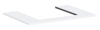 hansgrohe Xilesa E Konsole 78x55cm für Aufsatzwaschtisch mittig weiß matt 54269700