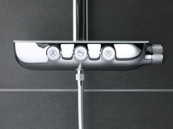 Grohe Rainshower System SmartControl 360 DUO Duschsystem mit Thermostatbatterie, chrom