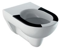 Vorschau: Geberit Renova Wand-WC Tiefspüler mit gekennzeichneten Sitzflächen, weiß 203045000