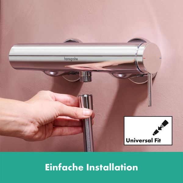 Hansgrohe Tecturis S Einhebel-Duscharmatur Aufputz, chrom