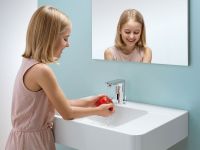 Vorschau: WimTec SMART HyPlus berührungslose Waschtischarmatur Mischwasser HDM 230V Netzbetrieb, chrom