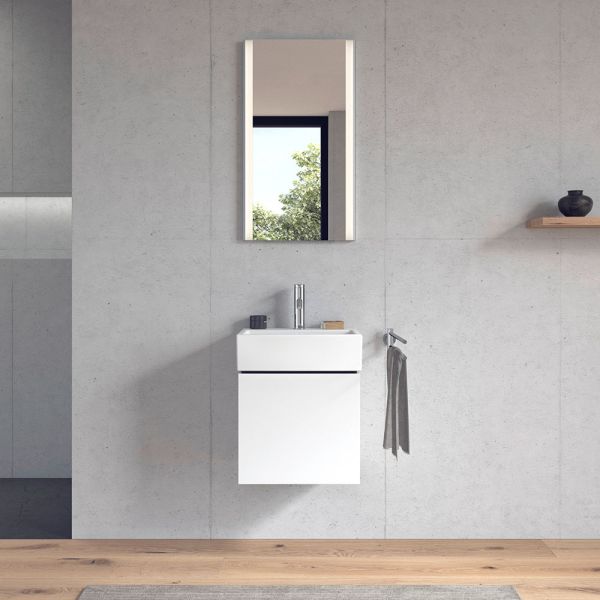 Duravit Vero Air Handwaschbecken rechteckig 45x35cm, mit 1 Hahnloch, mit Überlauf, weiß 0724450000 