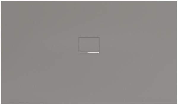 Villeroy&Boch Squaro Infinity Quaryl®-Duschwanne, flächenbündiger Einbau, 170x100cm, grey, UDQ1710SQI2IV-3S