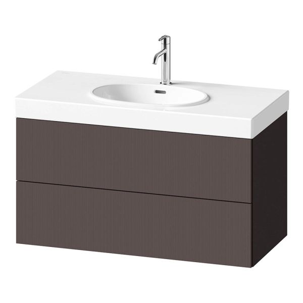 Duravit Balcoon Waschtisch 100cm mit Ablagefläche, weiß matt
