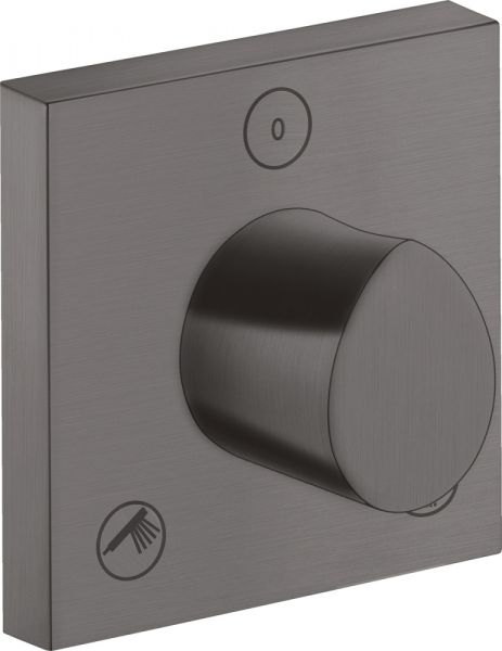 Axor Starck Organic TrioQuattro Ab- und Umstellventil 12x12, Unterputz brushed black chrom 12731340