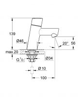 Vorschau: Grohe Concetto Standventil, XS-Size, chrom