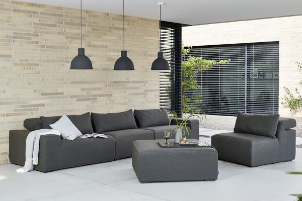 KETTLER ROYAL Endteil rechts Sunbrella®, anthrazit