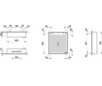 Vorschau: Laufen Ilon Spiegelschrank 600 mit umlaufender LED-Beleuchtung, edelstahl gebürstet