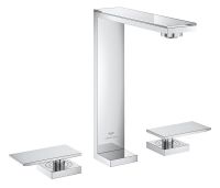 Vorschau: Grohe Allure Gravity 3-Loch-Waschtischbatterie ohne Platte, mit Push-Open