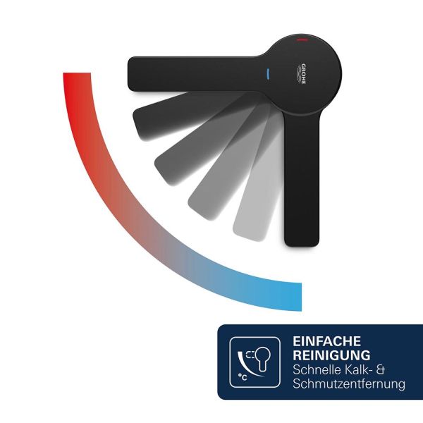 Grohe Lineare Einhand-Waschtischbatterie XS-Size Kaltstart 