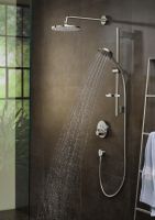 Vorschau: Hansgrohe Raindance Select S 120 3jet PowderRain mit Unica'S Puro Brausestange 0,65m, chrom