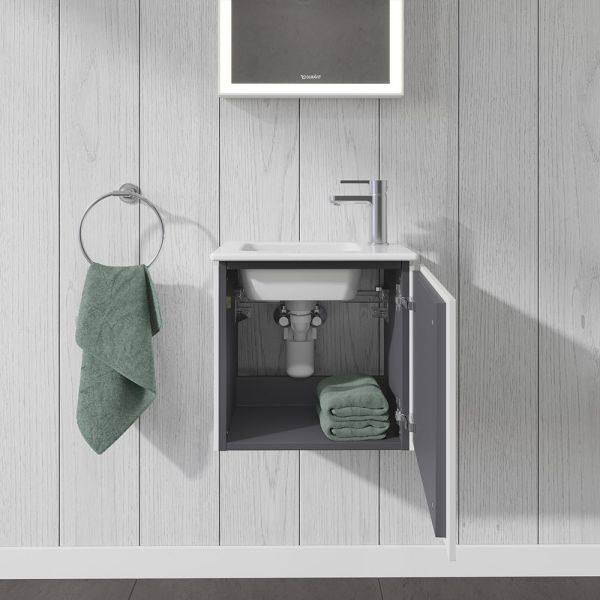 Duravit L-Cube Waschtischunterschrank wandhängend 42x29cm mit 1 Tür für ME by Starck 072343