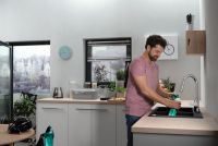 Vorschau: Hansgrohe Focus M42 Einhebel-Küchenmischer 220 mit Ausziehbrause und sBox