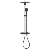 Vorschau: Grohe Vitalio Joy+ CoolTouch System 350x230 Duschsystem mit Thermostat, Aufputz, schwarz matt