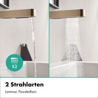 Vorschau: hansgrohe Finoris Waschtischarmatur 230, ausziehbar, 2 Strahlarten, brushed bronze