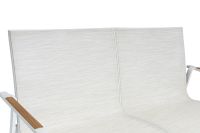 Vorschau: KETTLER DINING DIAMOND 2er Bank, weiß matt beige 0103911-5800