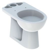 Vorschau: Geberit Renova Stand-WC für AP-Spülkasten aufgesetzt, Tiefspüler, Abgang vertikal, weiß