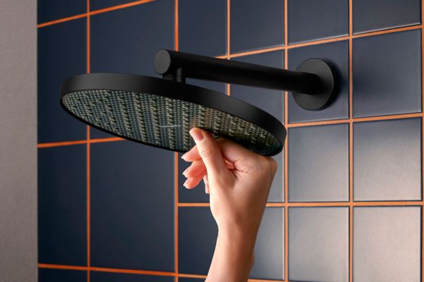 hansgrohe Activera S Duschkopf 240 1jet EcoSmart, schwarz matt