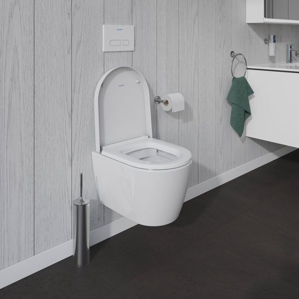 Duravit ME by Starck Wand-WC Tiefspüler, rimless, Compact, 37x48cm, weiß