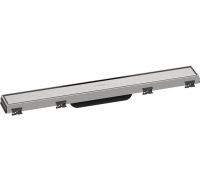 Vorschau: Hansgrohe RainDrain Match Fertigset Duschrinne 60cm, befliesbar, edelstahl gebürstet 56036800