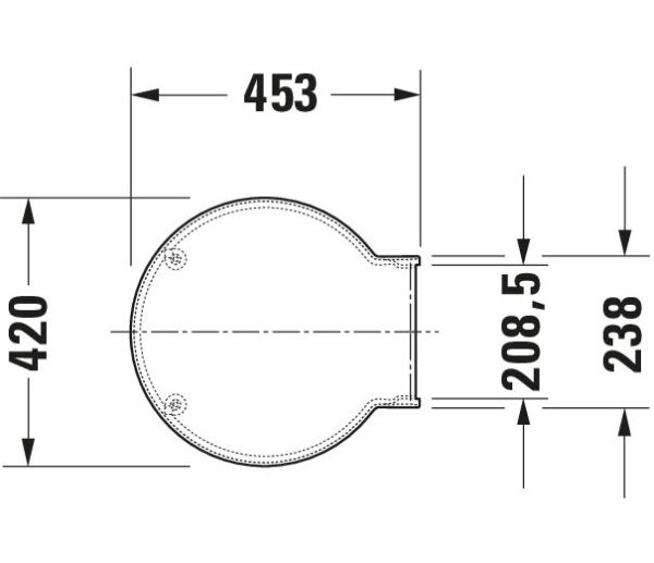 Duravit Starck 1 WC-Sitz mit Absenkautomatik, abnehmbar, weiß