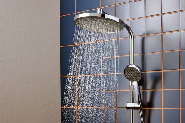 hansgrohe Activera S Duschsystem 240 1jet mit EcoSmart & Ecostat Fine Varia, chrom