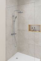 Vorschau: Duravit Shower System/Duschsystem mit Brausethermostat chrom TH4280008010