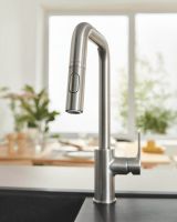 Vorschau: Grohe Eurosmart Einhand-Spültischbatterie mit herausziehbarer Dual Spülbrause, supersteel 30619DC0