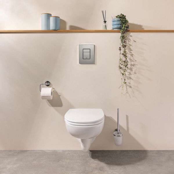Grohe Bau Keramik Set Wand-Tiefspül-WC inkl. WC-Sitz mit Soft-Close & QuickRelease, weiß 112949SH00