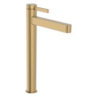 hansgrohe Finoris Waschtischarmatur 260 für Waschschüsseln mit Push-Open Ablaufgarnitur, brushed bronze 76070140