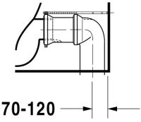Vorschau: Duravit DuraStyle Stand-WC für Kombination, Tiefspüler 37x70cm, HygieneGlaze, weiß
