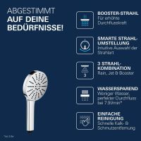 Vorschau: Grohe Vitalio Joy+ 120 Handbrause mit 3 Strahlarten, 7,9 l/min, chrom