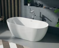 Vorschau: Duravit DuraKanto freistehende ovale Badewanne 168x80cm 700561, weiß