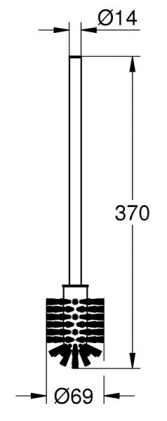 Grohe Essentials Ersatzbürste