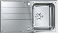 Vorschau: Grohe K500 45-S Edelstahlspüle mit Abtropffläche, edelstahl 31571Sd1 1