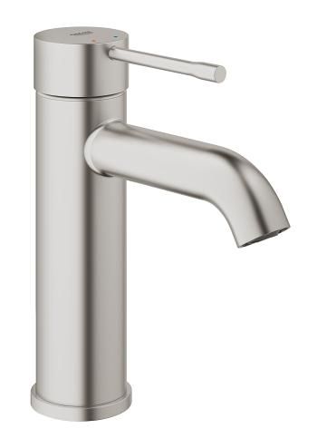 Grohe Essence Waschtischbatterie ohne Ablaufgarnitur S-Size, wassersparend, supersteel