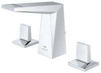 Vorschau: Grohe Allure Brilliant 3-Loch-Waschtischbatterie mit Ablaufgarnitur