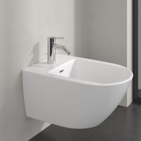 Vorschau: Villeroy&Boch Skyla Einhebel-Bidetarmatur mit Ablaufgarnitur