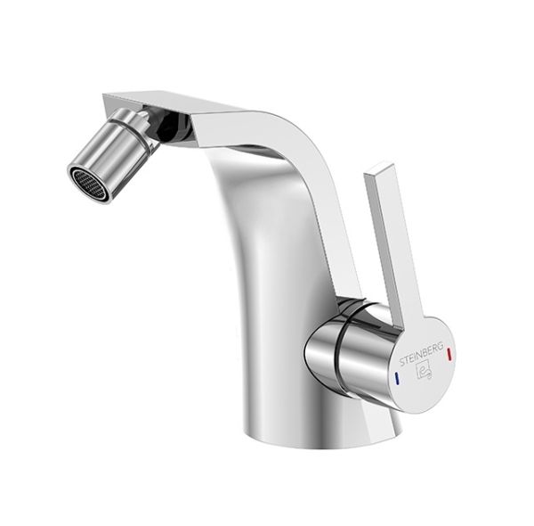 Steinberg Serie 260 Bidet Einhebelmischer mit Ablaufgarnitur, chrom 2601300