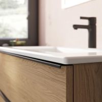 Vorschau: Burgbad Eqio Slim Badmöbel-Set 65cm mit LED-Spiegelschrank, Waschtisch & Unterschrank