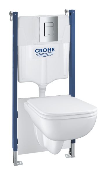 Grohe Solido Start Edge 5-in1 Set für WC, weiß 39816000