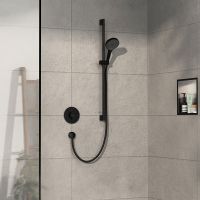 Vorschau: Hansgrohe ShowerSelect Comfort S Thermostat schwarz matt 15553670
