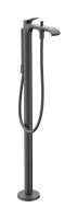 hansgrohe Vivenis Einhebel-Wannenarmatur bodenstehend, brushed black chrome 75445340