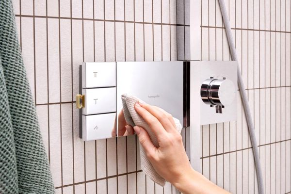 hansgrohe Raindance Alive Q Duschsystem 210/340 2 Strahlarten, EcoSmart, ShowerSelect, chrom